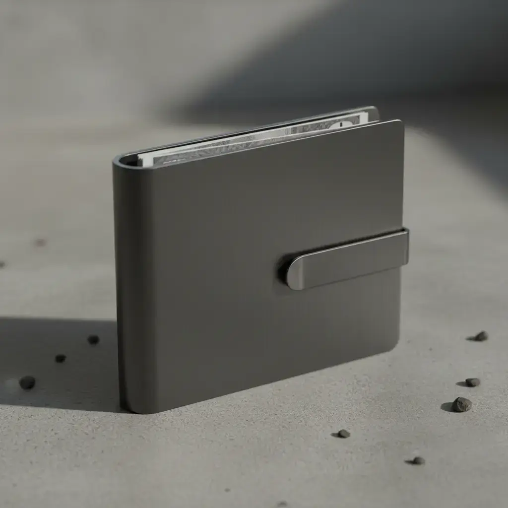 Titanium White Wallet